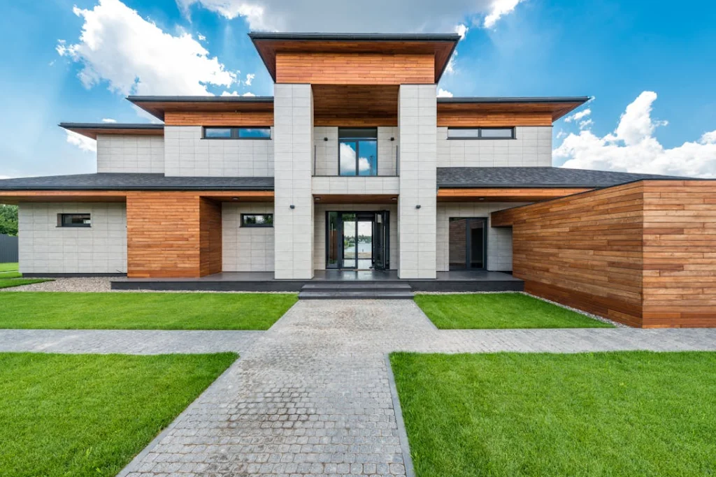 Garden home exterior